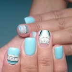 Аппаратный маникюр, покрытие Bio Sculpture Gel,дизайн