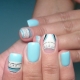 Аппаратный маникюр, покрытие Bio Sculpture Gel,дизайн