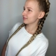 Афроплетение 2 брейда