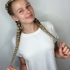 Афроплетение 2 брейда