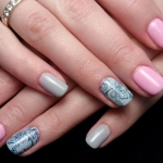 Аппаратный маникюр / укрепление biosculpturegel /дизайн наклейки