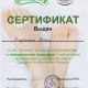 Сертификат